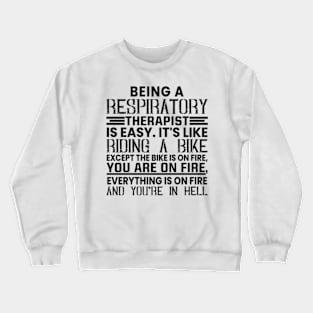 Retro Respiratory Therapist Crewneck Sweatshirt